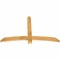 Ekena Millwork Bellingham Rough Sawn Timber Gable Bracket, Western Red Cedar, 60"W x 38"H x 2"D x 4"F, 15/12 Pitch GBW060X38X0204BEL00RWR - alternate 2